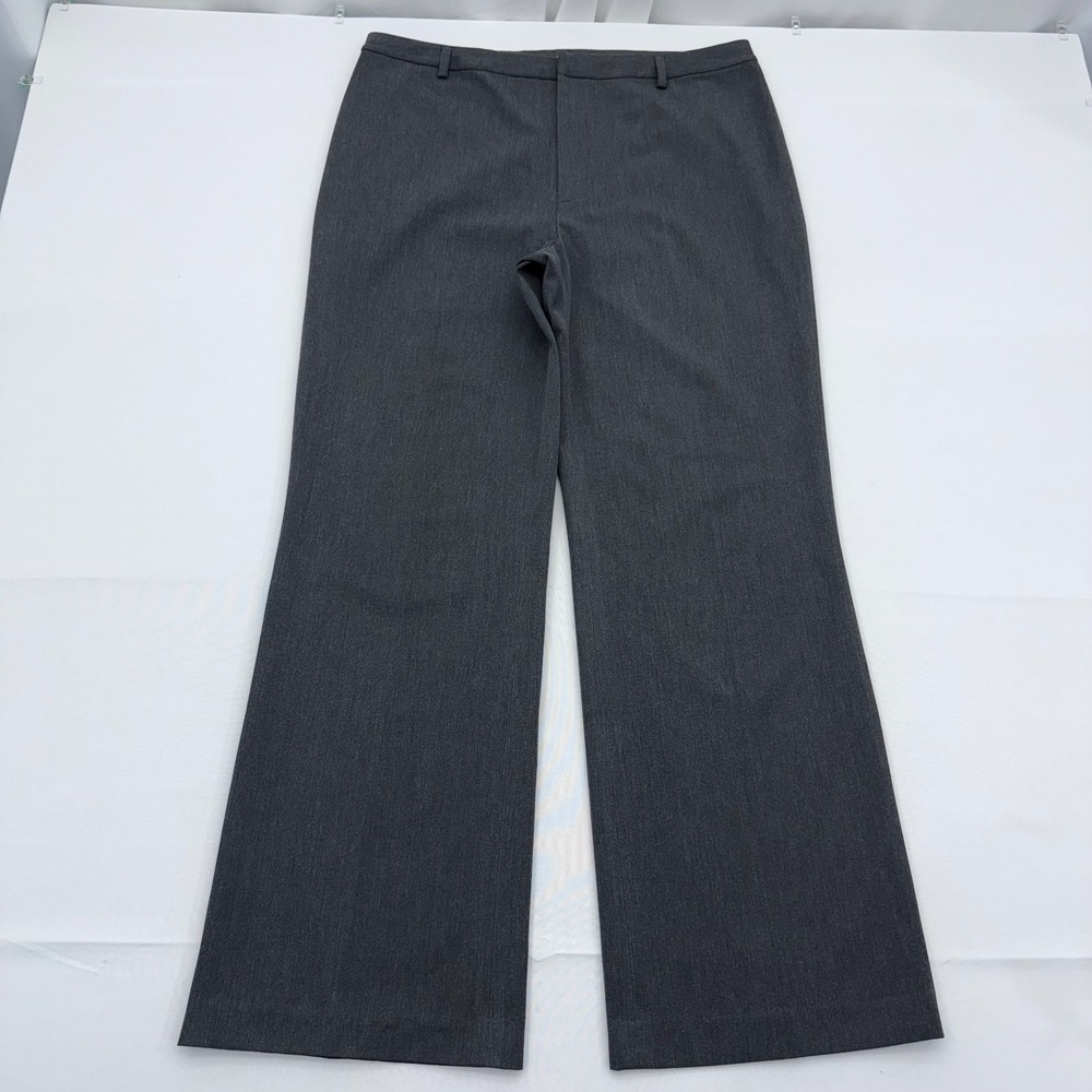 Vintage Y2K Banana Republic Bootcut Dress Pants‎ Womens 14 Gray 34x30 High Rise